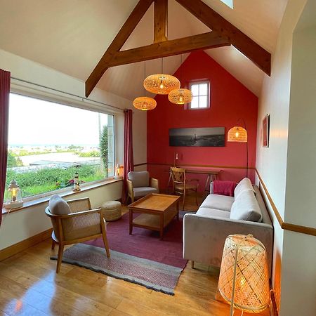 Maison de charme avec vue sur mer et jardin abrité Quinéville Exterior foto