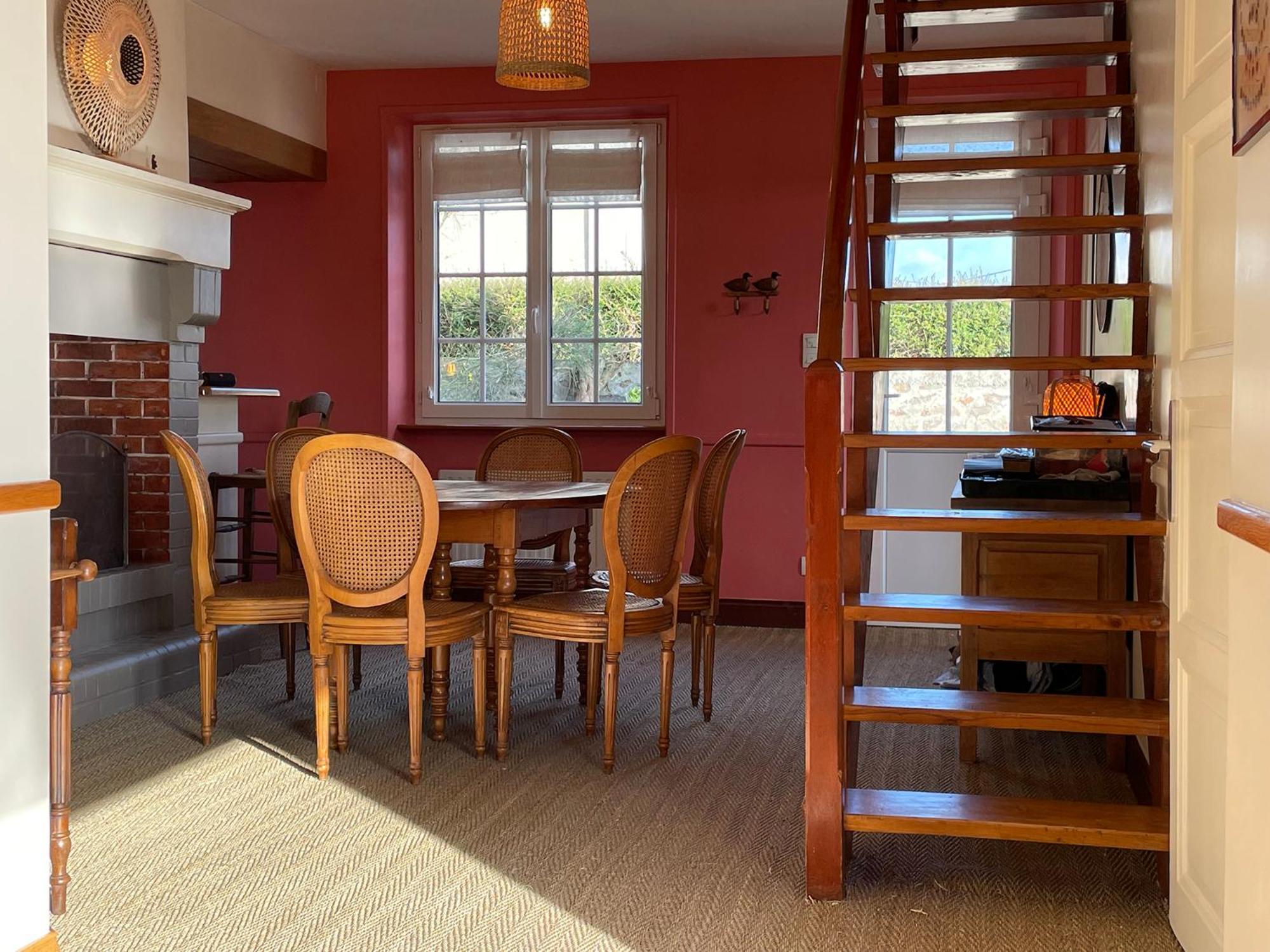 Maison de charme avec vue sur mer et jardin abrité Quinéville Exterior foto